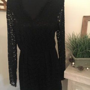 Charlotte Russe Black Lace Romper, Size XL, New w/tag